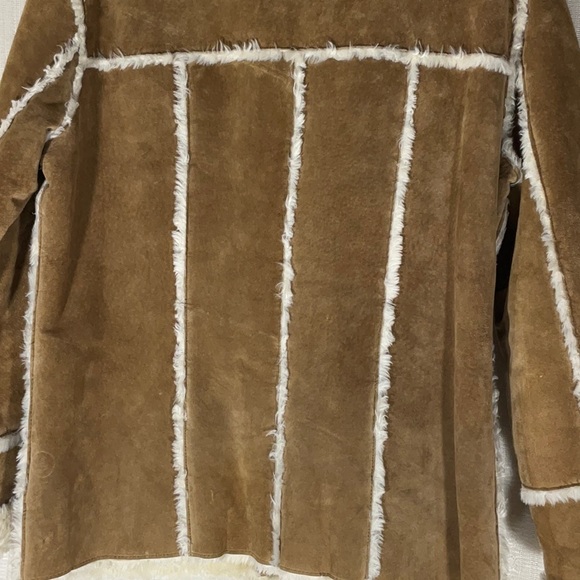 XOXO Suede Sherpa Lined Jacket - Size Medium - Picture 9 of 16